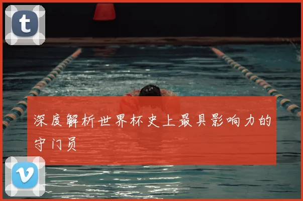 深度解析世界杯史上最具影响力的守门员