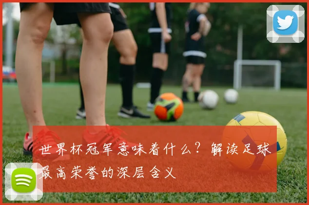 世界杯冠军意味着什么？解读足球最高荣誉的深层含义